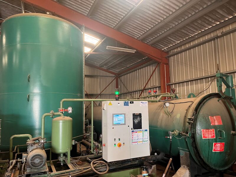 Traitement autoclave sur notre site de Perpignan
